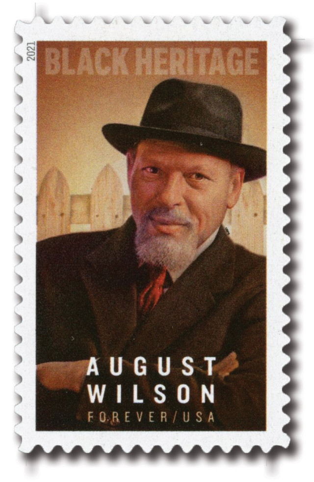 5555 - 2021 First-Class Forever Stamp - Black Heritage: August Wilson