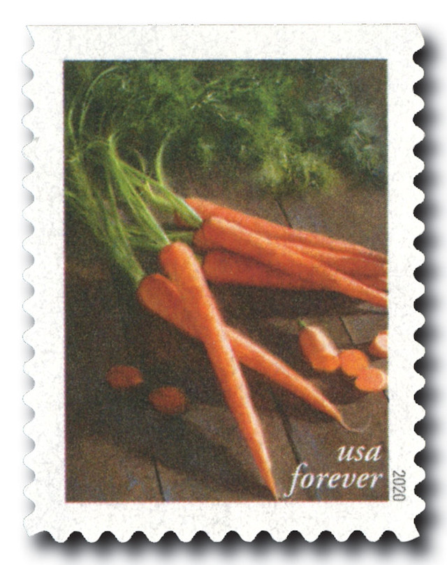 5486 - 2020 First-Class Forever Stamps - Fruits and Vegetables: Carrots
