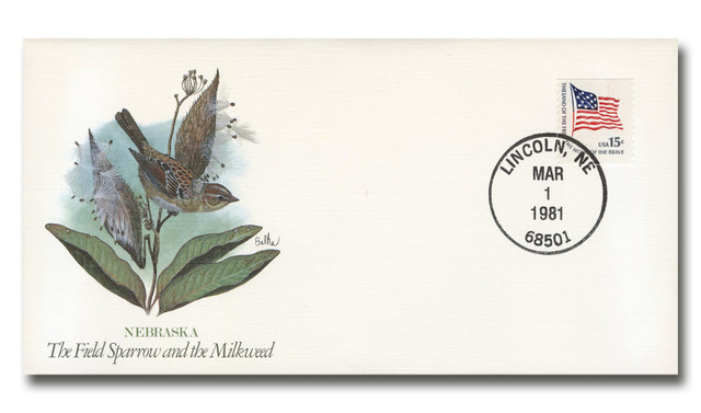 115801 - 1981 Songbirds of the United States - Nebraska