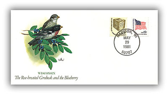 115895 - 1981 Songbirds of the United States - Wisconsin