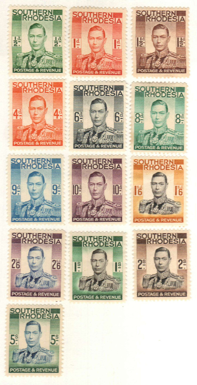 42-54 - 1937 Southern Rhodesia