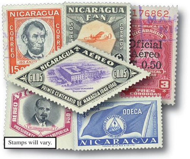 MP1709 - Nicaragua, 1500 Different Stamps