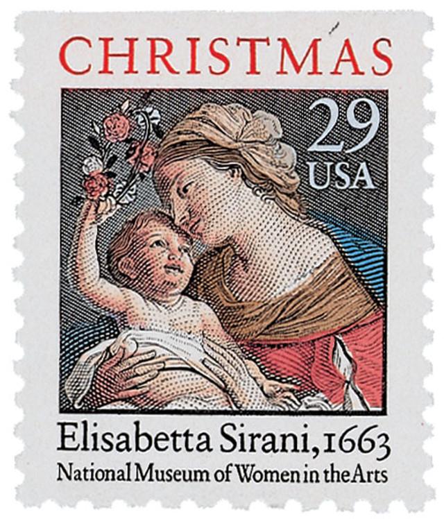 2871A - 1994 29c Traditional Christmas: Madonna and Child, booklet single