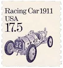 2262 - 1987 17.5c Transportation Series: 1911 Race Car - Mystic