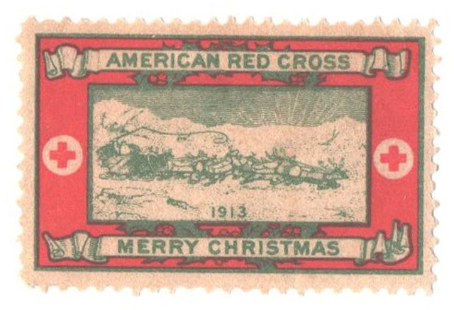 WX13 - 1913 American Red Cross Christmas Seal - Type III, perf 12