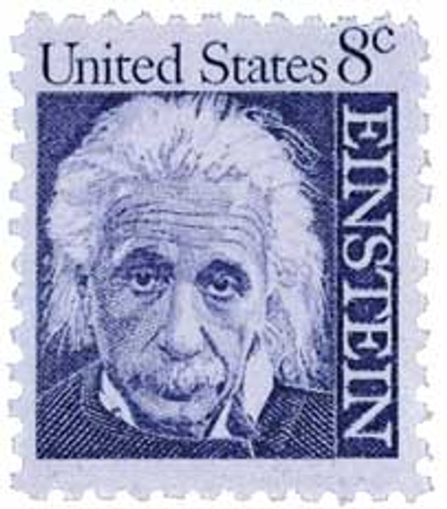 1285 - 1966 8c Prominent Americans: Albert Einstein