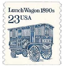 マークリン - ポンピエのトラック - 19034 2464 - 1991 23c Transportation Series: 1890s Lunch Wagon - Mystic