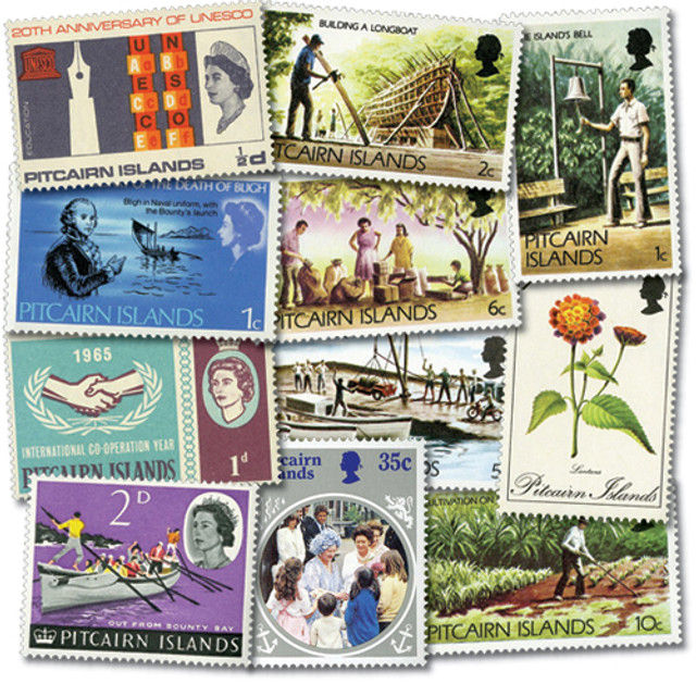 M8551 - Pitcairn Islands, 25 Different Stamps