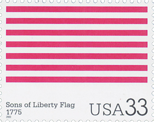 3403a - 2000 33c The Stars and Stripes: Sons of Liberty Flag