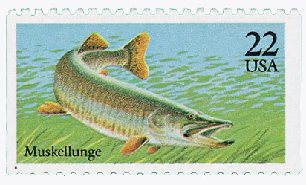 United States of America 1986 Muskellunge (Esox masquinongyi)