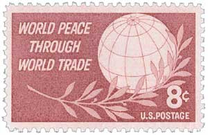 1129 - 1959 8c World Peace through World Trade - Mystic Stamp Company