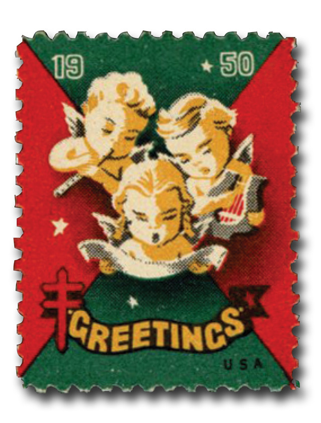 WX151 - 1951 National Tuberculosis Assn. Christmas Seal - perf 12 1/2