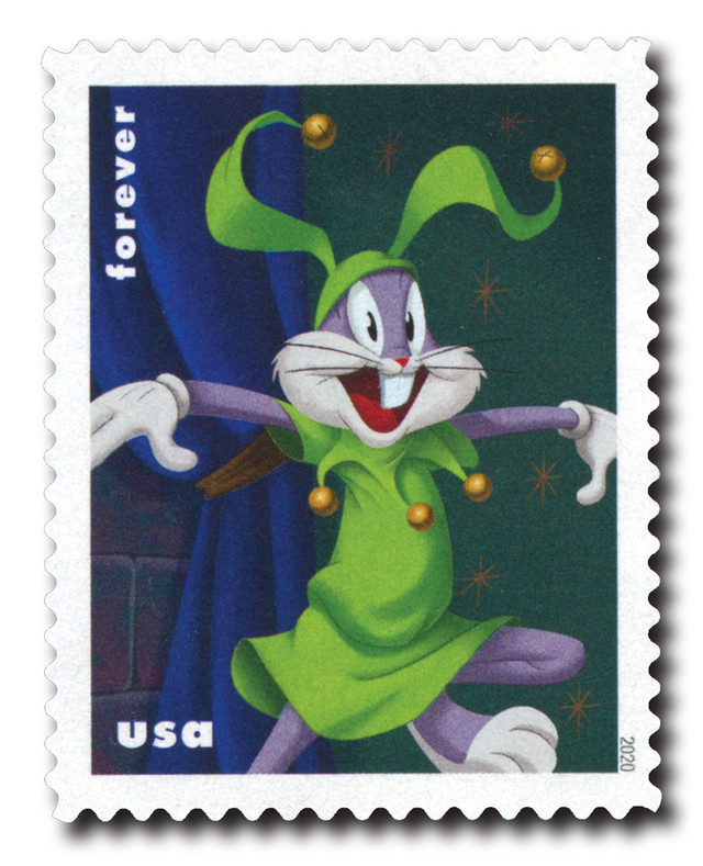 5497 - 2020 First-Class Forever Stamps - Bugs Bunny: Court Jester