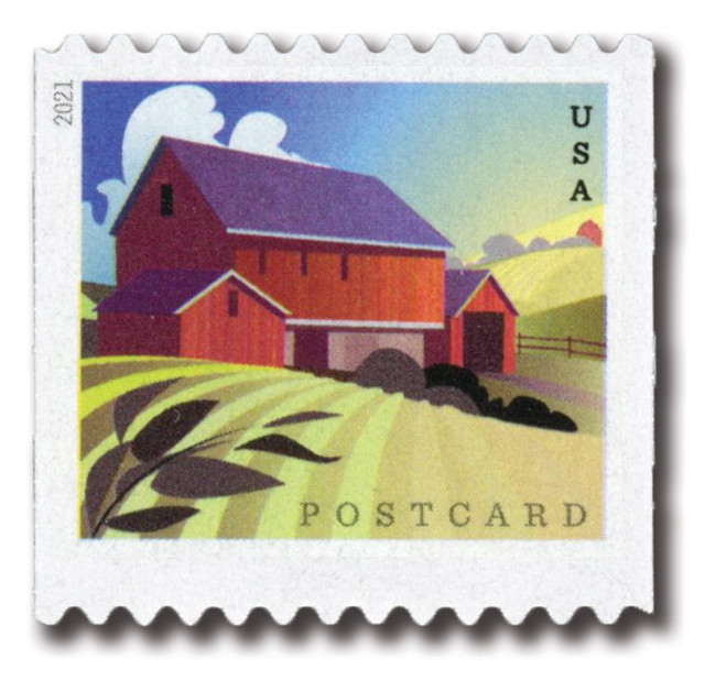 5552 - 2021 36c Barns (coil): Forebay Barn in Spring