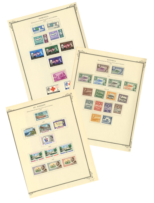 WW794 - Worldwide Stamp Collections: British Carribbean