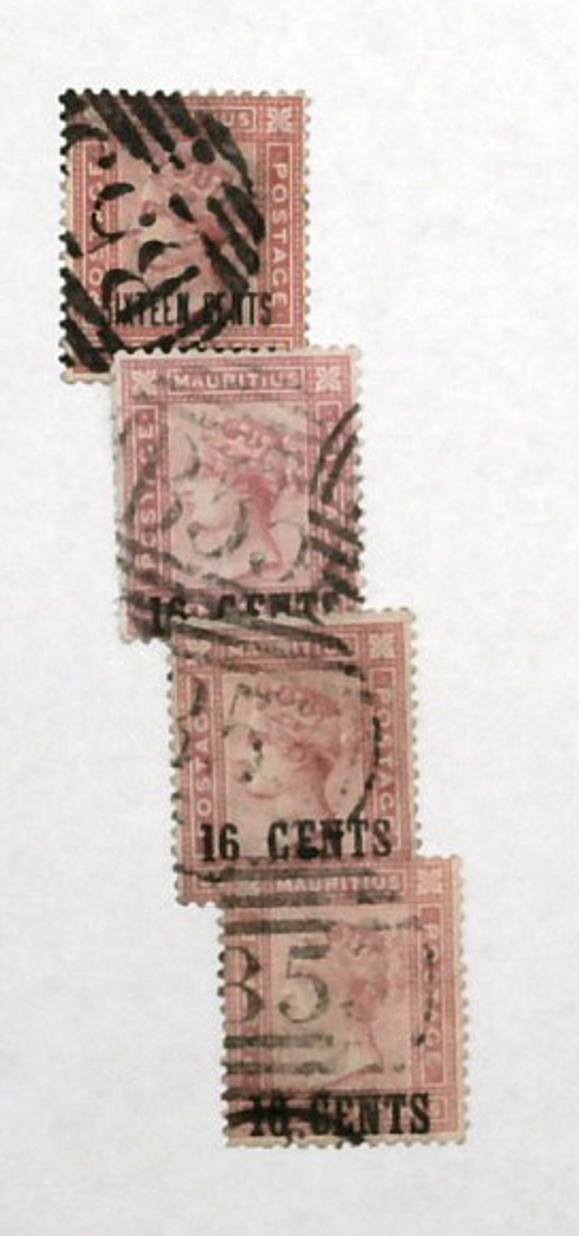 76-79 - 1883 Mauritius