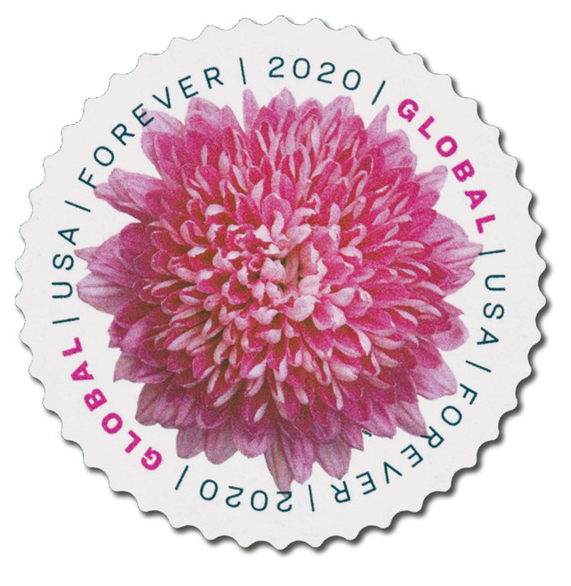 5460 - 2020 Global Forever Stamp - Chrysanthemum