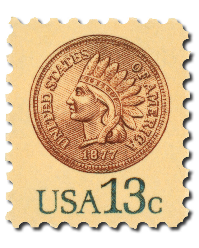 1734 - 1978 13c Indian Head Penny