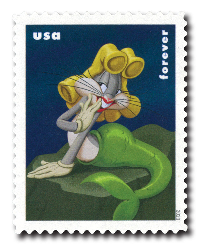 5499 - 2020 First-Class Forever Stamps - Bugs Bunny: Mermaid