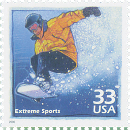 3191d - 2000 33c Celebrate the Century - 1990s: Extreme Sports