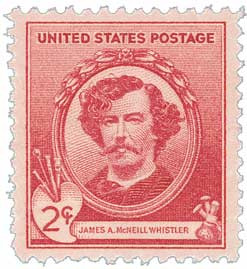 885 - 1940 2c Famous Americans Series: James A. McNeill Whistler