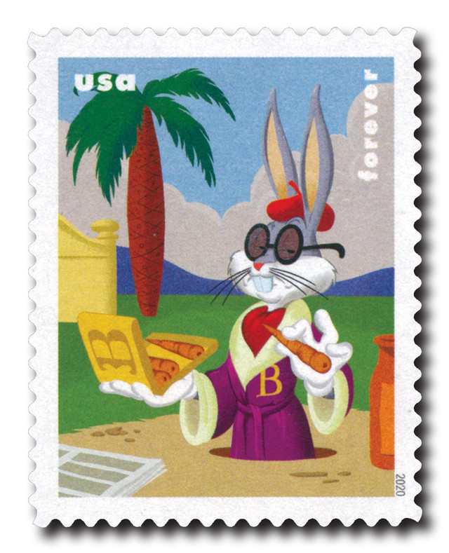 5496 - 2020 First-Class Forever Stamps - Bugs Bunny: Hollywood Celebrity