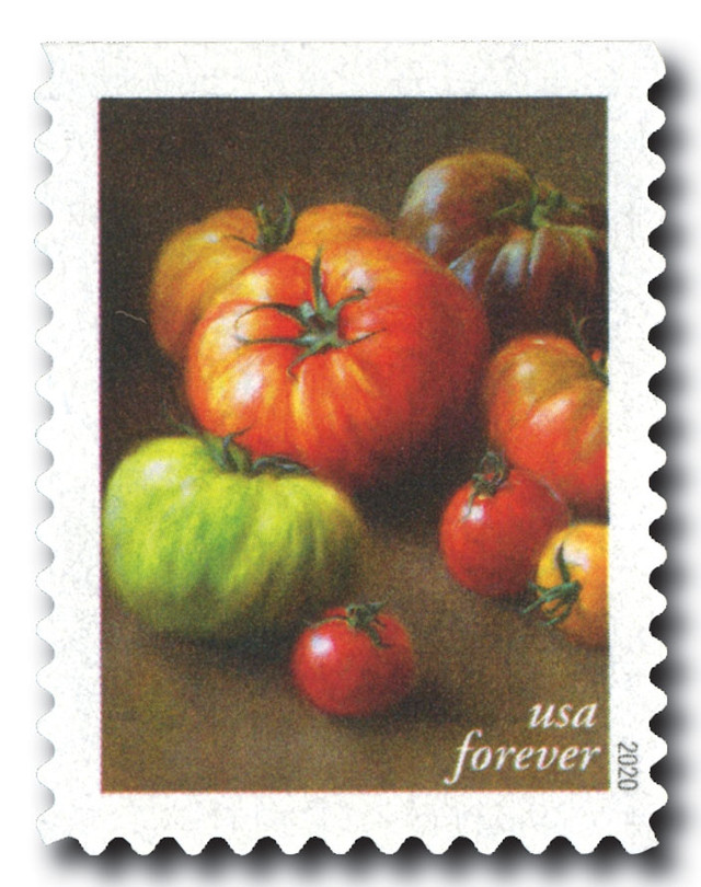 5485 - 2020 First-Class Forever Stamps - Fruits and Vegetables: Heirloom and Cherry Tomatoes