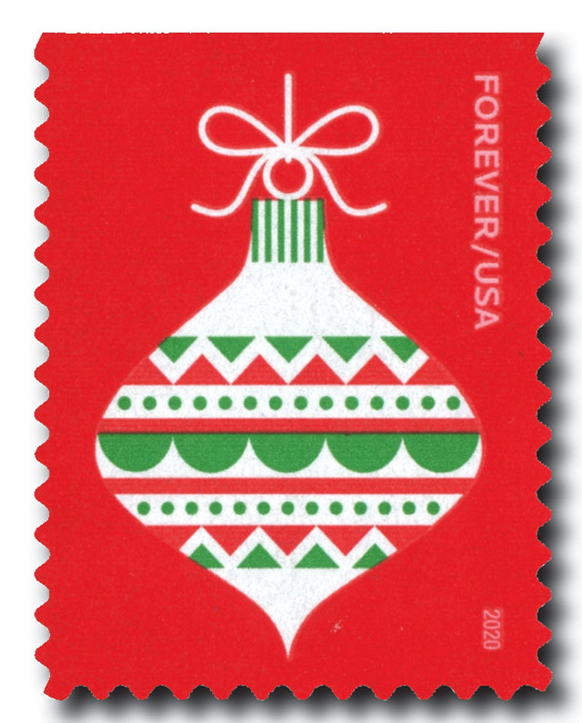 5526 - 2020 First-Class Forever Stamp - Holiday Delights: Ornament