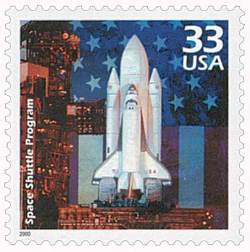 3190a - 2000 33c Celebrate the Century - 1980s: Space Shuttle