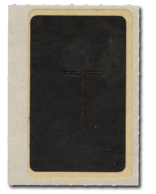 TD117 - 1973 Black, Die Cut, Christmas Test Stamp