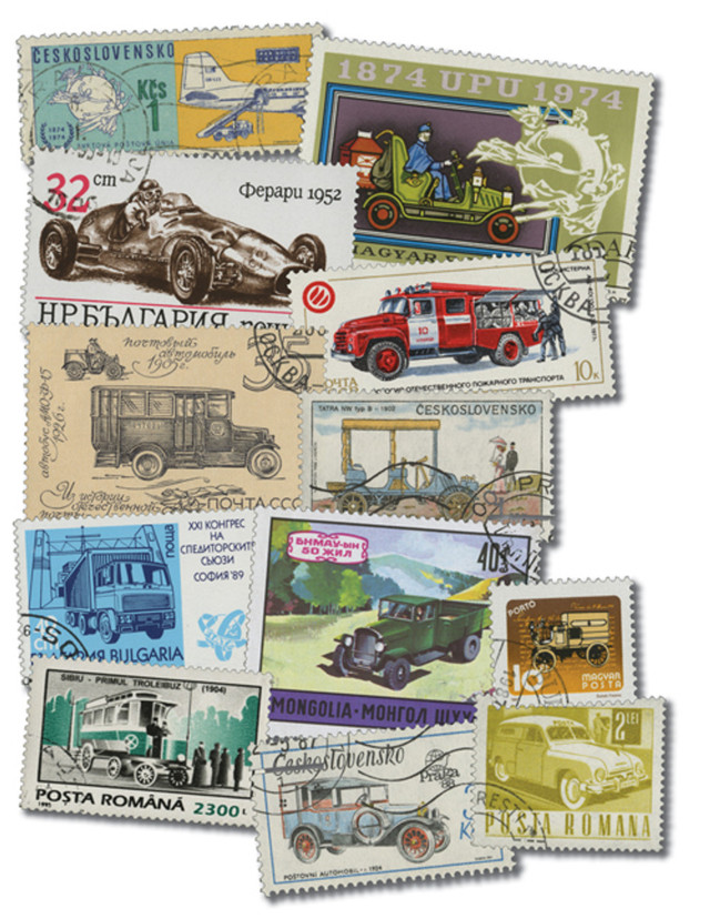 MP1192 - SAVE 49% off 50 Different Autos Stamps
