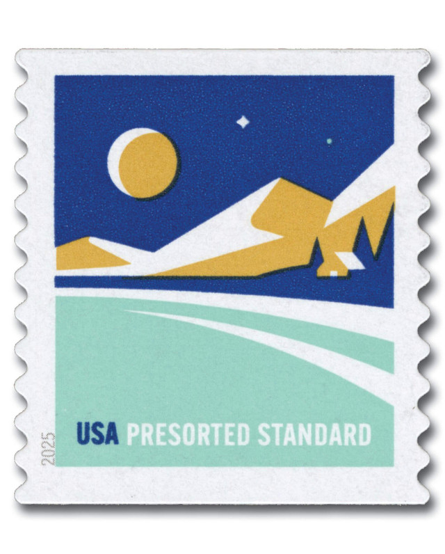 5959 - 2025 10c Presort - American Vistas: Mountains and House