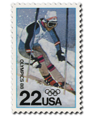 2369 - 1988 22c Winter Olympics