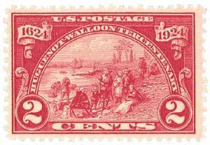 615 - 1924 2c Walloons Landing at Fort Orange, Carmine Rose