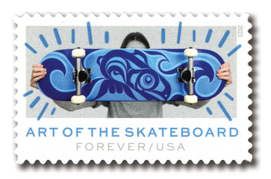 5763 - 2023 First-Class Forever Stamp - The Art of the Skateboard