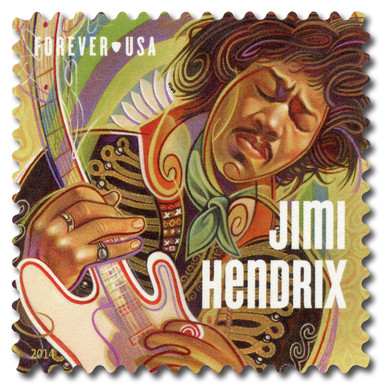 4880 - 2014 First-Class Forever Stamp - Music Icons: Jimi Hendrix