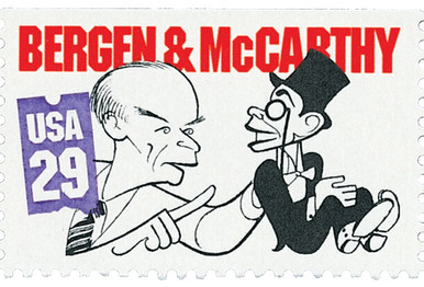 2563 - 1991 29c Comedians: Edgar Bergen - Mystic Stamp Company