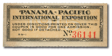 Voyager: Latin America - National Anthems(中古品) MA2130 - 1915 Panama-Pacific International Exposition Ticket