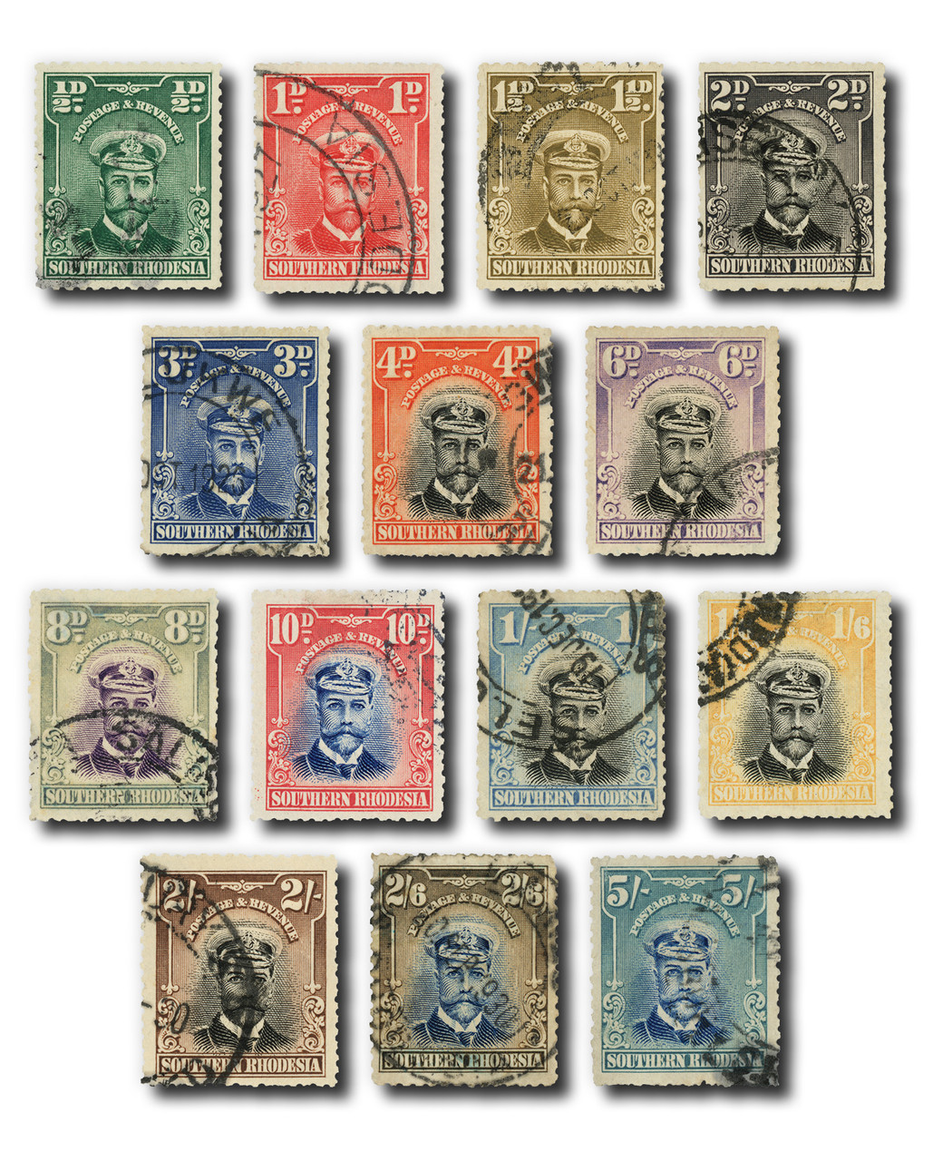 1-14 - 1924 Southern Rhodesia