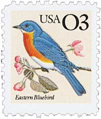 2478 - 1991 3c Flora & Fauna Series: Eastern Bluebird