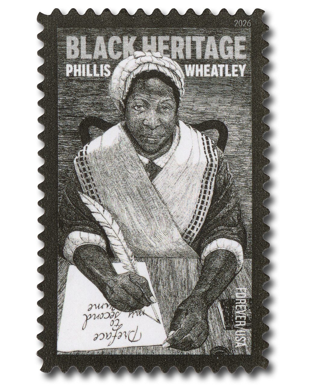 NW2608 - 2026 First-Class Forever Stamp - Black Heritage: Phillis Wheatley