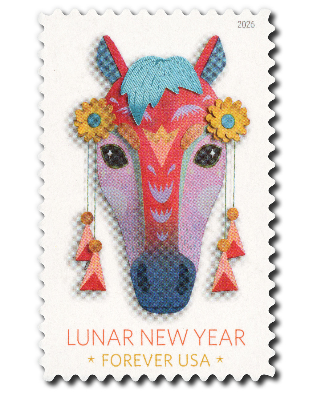 NW2609 - 2026 First-Class Forever Stamp - Lunar New Year: Year of the Horse