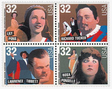 3154-57 - 1997 32c Opera Singers - Mystic Stamp Company