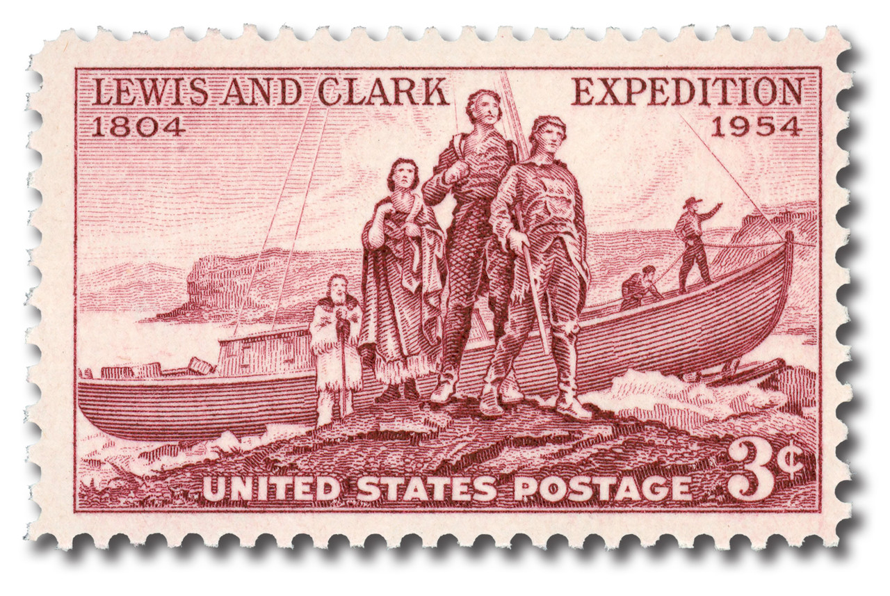 1063 - 1954 3c Lewis and Clark Expedition