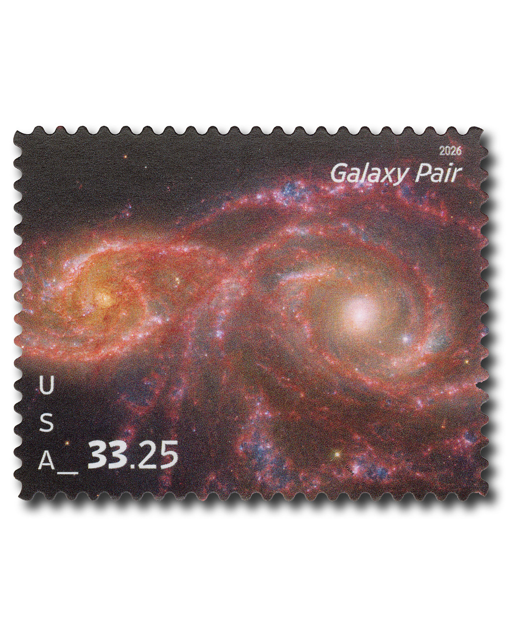 6057 - 2026 $33.25 Galaxy Pair Express Mail