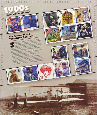 3182 - 1998 32c Celebrate the Century: 1900s - Mystic Stamp Company