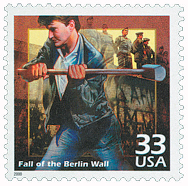 3190k - 2000 33c Celebrate the Century - 1980s: Fall of the Berlin