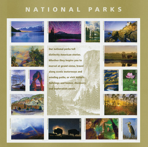 5080 - 2016 First-Class Forever Stamp - National Parks Centennial