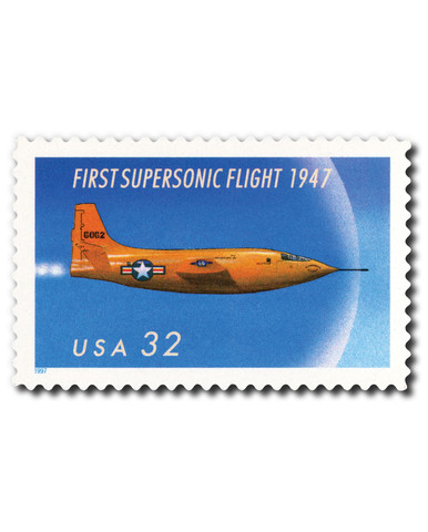 3173 - 1997 32c First Supersonic Flight - Mystic Stamp Company