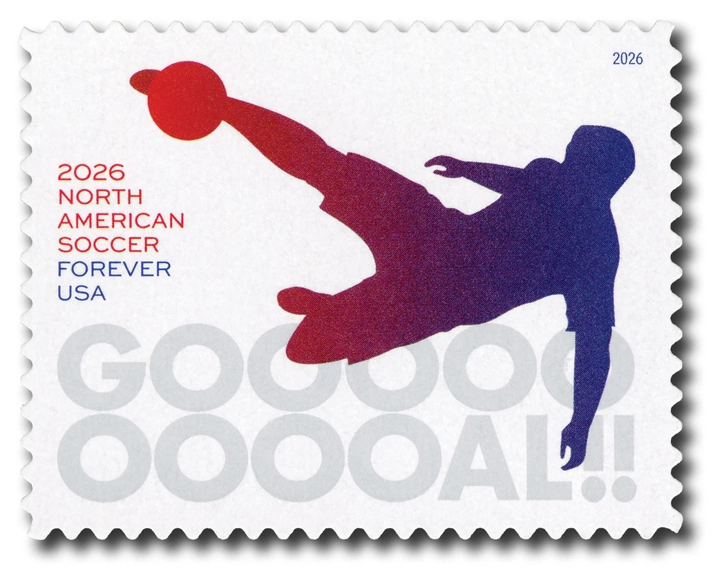 6105 - 2026 First-Class Forever Stamp - North American Soccer